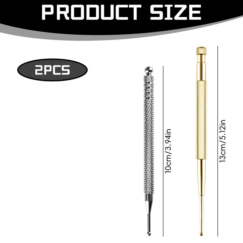 Lotsdonxia 2-Pack Retractable Personal Health Acupuncsure Pen Set - Dual