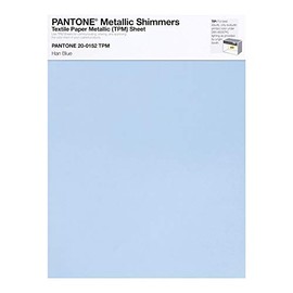 Pantone Metallic Shimmer TPM, 8.5x11 Inch Sheet, 20-0152 Han Blue