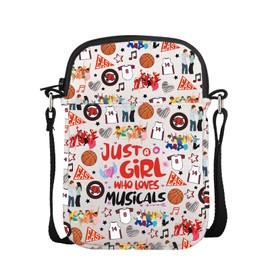 VAMSII High School Musical Merchandise East High Wildcats Crossbody Bag High School Musical Inspired Gift for Fan (USHighSchoolCrossbody)