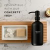 MaisoNovo Black Hand Soap Dispenser for Bathroom Set | 16.9
