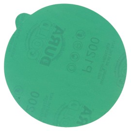 Dura-Gold Premium 5" Green Film PSA Sanding Discs - 1200 Grit (Box of 50) - Film Back Self Adhesive Stickyback Sandpaper Discs for DA Sander, Finishing Abrasive, Sand Automotive Paint Woodworking Wood