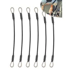 WEIGUZC Extended Door Cables for Can Am Defender Max 2022-Present HD10 Full Doors, Longer Than OEM Cables for Wider Door Opening