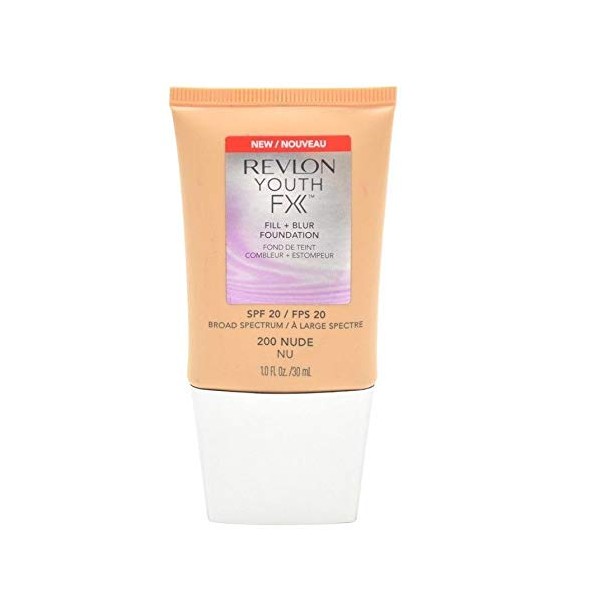 Revlon Youth Fx Fill + Blur Foundation, 200 Nude, 1
