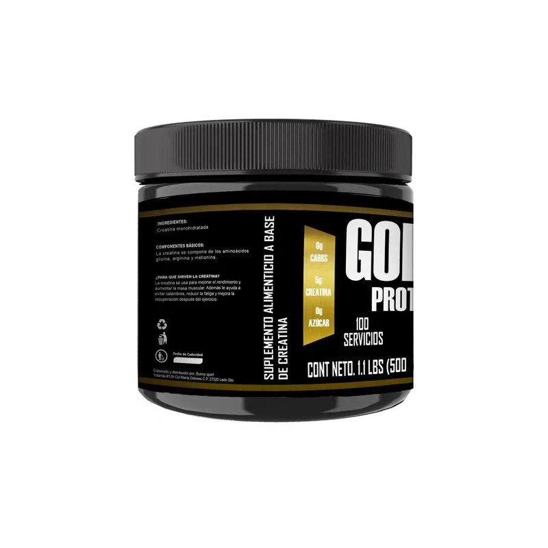 Creatina Golds Protein Monohidratada Suplemento Polvo 500g