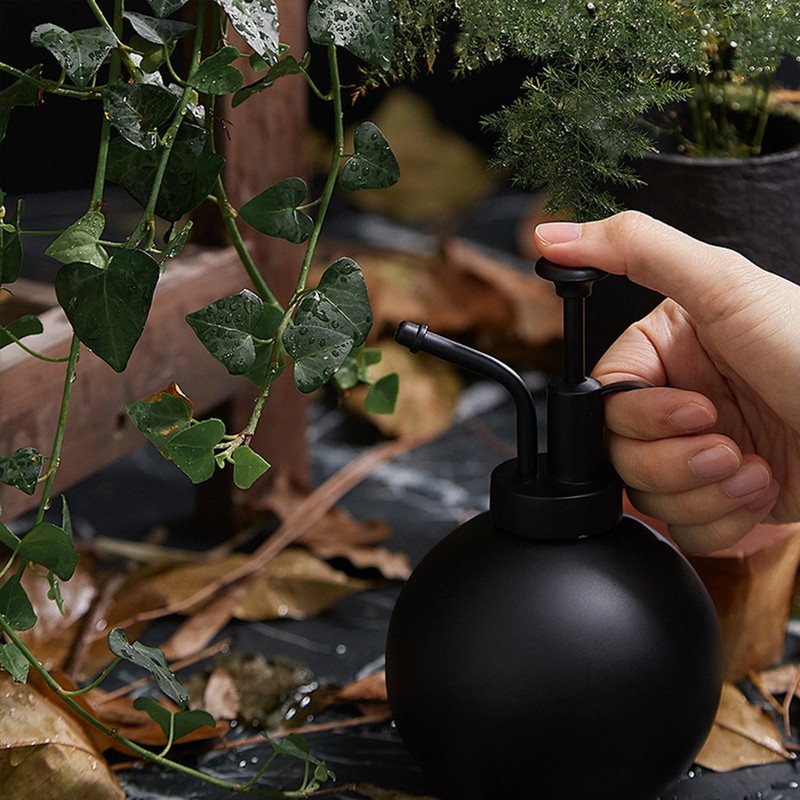 Stainless Steel Watering Can 400ml Hand Pressure Water Sprayer Watering