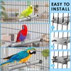 KATUMO Parrot Perch - Stainless Steel African Grey Perch Bird