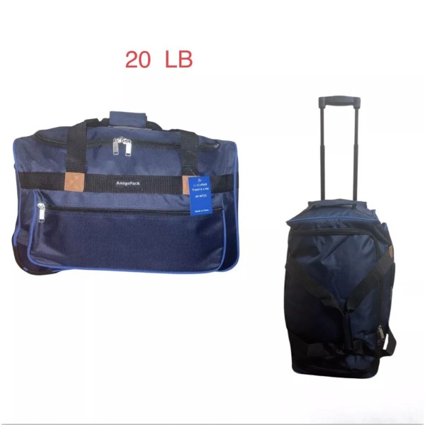 Amigo Pack 21” Rolling Airlines Approved Soft 20 lb Carry