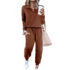 ELESOL Womens Sweatsuits Sets Fall Outfits Sweat Suits Solid Color