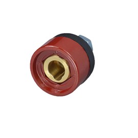 RIVERWELD TIG Welding Cable Panel Connector Socket DKZ35-50 315Amp with Red Color Dinse-Style Quick Fitting