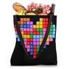 Master Builder Bricks Blocks Heart Tote Bag