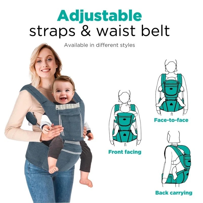 Apolla **NEW** Apolla PREMIUM Ergonomic Baby Carrier with Hip Seat