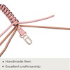 Senral Handbag Short Strap Replacement Top Braided Genuine Leather Handle