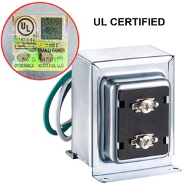 Maxdot 1 Pack Doorbell Transformer 16V 30VA Compatible with Ring Wired Video Doorbell, Safe UL Listed Wired Doorbell 30VA Kit, Easy to Install Door Bell Transformer for Home