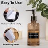 Waterproof Labels for Bottles Bathroom Kitchen 24 PCS Minimalist Organization