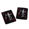 YYlingx 2 PCS Red Ace of Black Pirate Edward Military