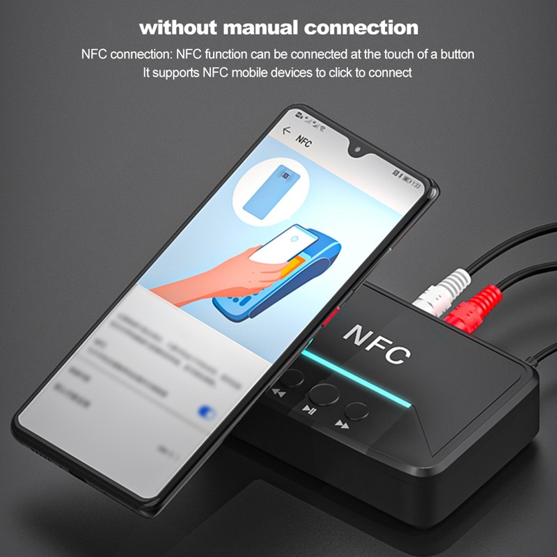 Desktop Bluetooth 5.0 Receiver NFC Wireless USB Audio for Speaker