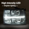 LQI LED Bar Headlight Assembly Compatible with 2007-2013 Chevy Silverado
