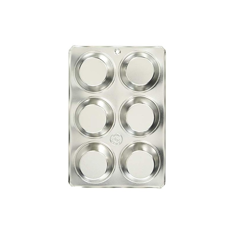 FK Tin Muffin Mold #100 Cup with 6 Silver