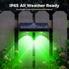 kolpop Solar Fence Lights Outdoor,11 Modes & 9 Colors Fence