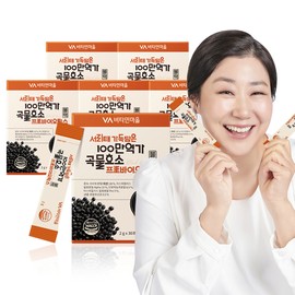 Vitamin Village [6-month supply] Vitamin Village Seoritae-filled 1 million potency grain enzyme probiotic black 30 packets, 6 units / [6개월분] 비타민마을 서리태 가득담은 100만역가 곡물효소 프로바이오틱스 블랙 30포, 6개