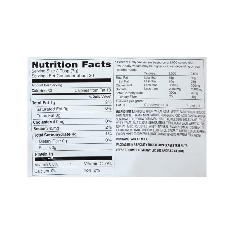 Fresh Gourmet Premium Croutons, Sweet Butter Cornbread 5 Ounce (Pack