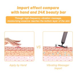 SIXIUMIE Beauty Bar Gold Face Massager for Skin Care T-Shape Facial Massager Tools Face Lifting