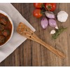 Eddingtons Italian Olive Wood Pierced Spatula, 12-Inch