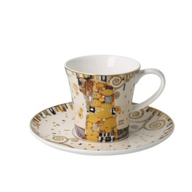 Gustav Klimt Goebel Artis Orbis 67-014-02-1 Coffee Cup with Saucer 0.25 Litres Height 8.5 cm Fine Bone China