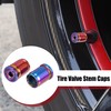 X AUTOHAUX 4pcs Wheel Tire Valve Stem Caps Universal with
