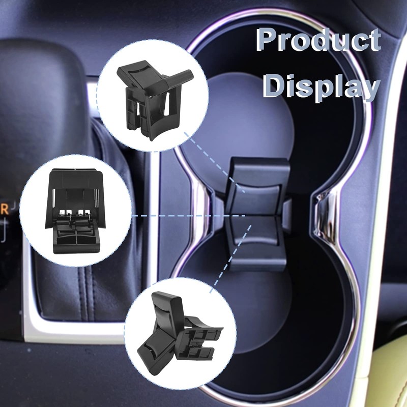 Center Console Cup Holder Insert Divider, Cup Holder Insert Fits