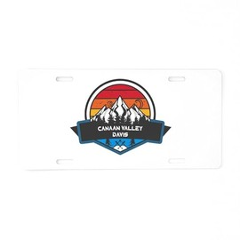 CafePress Canaan Valley Resort Davis West Virginia Aluminum License Plate, Front License Plate, Vanity Tag