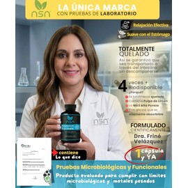 NSN | Glicinato de Magnesio Quelado 100 Dosis | 4X veces más Absorción para ti | Formulado por la Dra. Friné Velázquez | Con Pruebas de Laboratorio | 