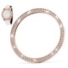 TEHAUX Rhinestone Watch Case Ring Protector for Watch Elegant Bling