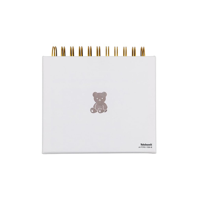 Nakabayashi Frame Case Album, Ring Style/L-Size, 1-Tier Pocket Base, Baby
