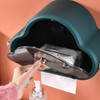 Tissue Holder Wall Mounted Side Hooks Waterproof Simple Fashionable Tissue