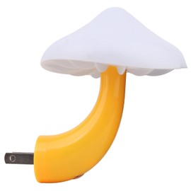 Aanrasey Mushroom Night Light, Mushroom Decor Bathroom Night Light, Decorative Night Lights Plug Into Wall, Sensor LED Bathroom Lamp Cute Night Light for Adults Kids, Toilet Light Kids Bathroom Decor