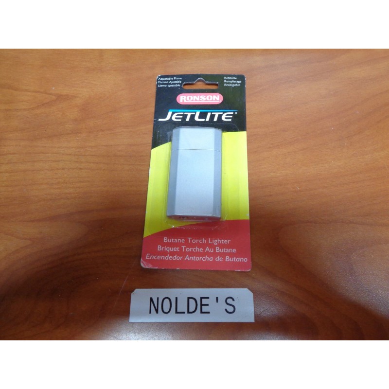 Ronson JetLite Butane Torch Lighter Gray Sam 575 DS1432 B1