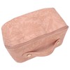 Make Up Cosmetic Bag PU Leather 180 Degree Opening Large