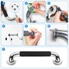 Grab Bars for Seniors, Shower and Steps, Black, 30 cm