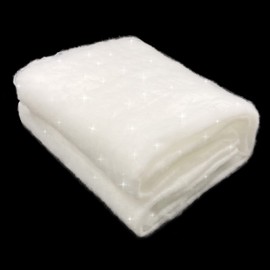 Christmas Glitter Snow Blanket, Fake Snow blanket Roll Indoor Decoration Artificial Snow Blankets Set For Winter Wonderland Christmas Village Wall Tree Xmas Backdrop Party Decor (31.5In×7.9Ft)