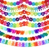 Pack of 8 Colourful Garland Paper Decoration, Paper Garland Birthday,