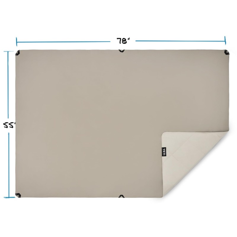 YETI Lowlands Blanket, Multi-Use Blanket with Travel Bag, Cape Taupe