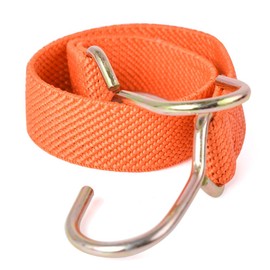 Marcobrothers Flat Bungee Cord,2 Strips (18 inches, Orange)
