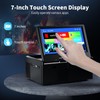 Projector with WiFi and Bluetooth,7-inch Touchscreen,Built-in Android System,Not Just a