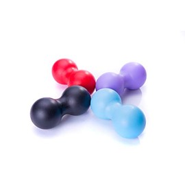 Double Lacrosse Ball, Peanut Shape Self Massage Roller for Myofascial Release Back Foot Neck Spine Shoulder Physical Trigger Point Therapy, Deep Tissu