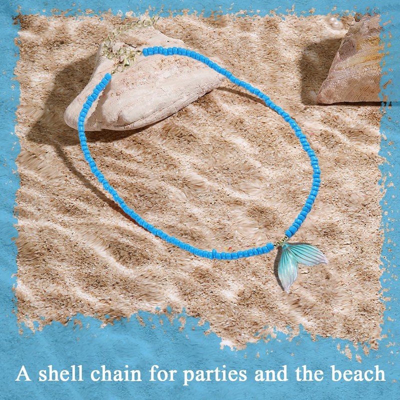 CATOR Choker necklace women's surfer necklace ethnic shell chain boho