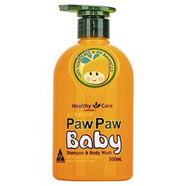 Healthy Care All Natural Paw Paw Baby Shampoo Wash | Assists in healthy baby skin and hair