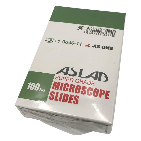 Azlab 1-9646-11 Sliding Glass (Soda), Edge Polishing, No Frosting, Pack