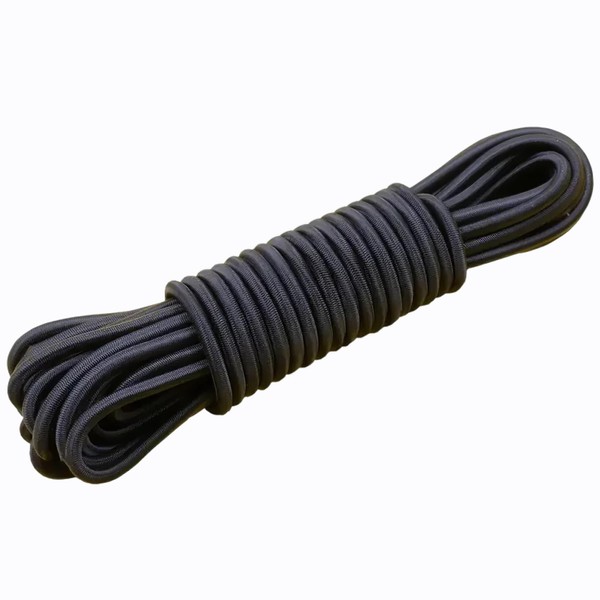 Elastic Cord/Round Hat Elastic, Black & White, Crafts, Rubber Cord,