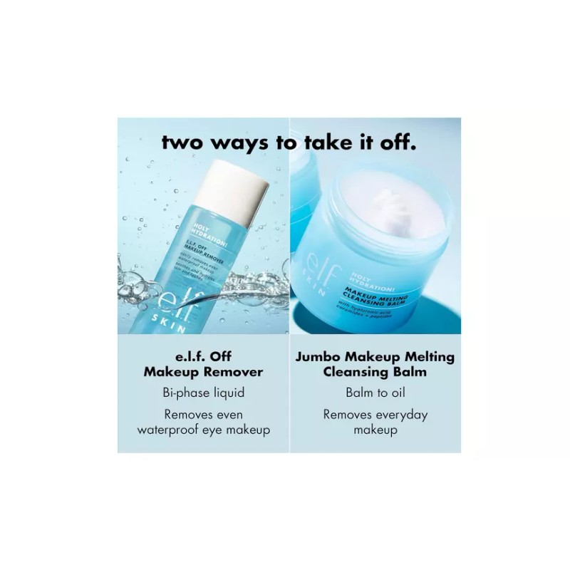 ELF e.l.f. SKIN Mini Holy Hydration! Makeup Melting Cleansing Balm,
